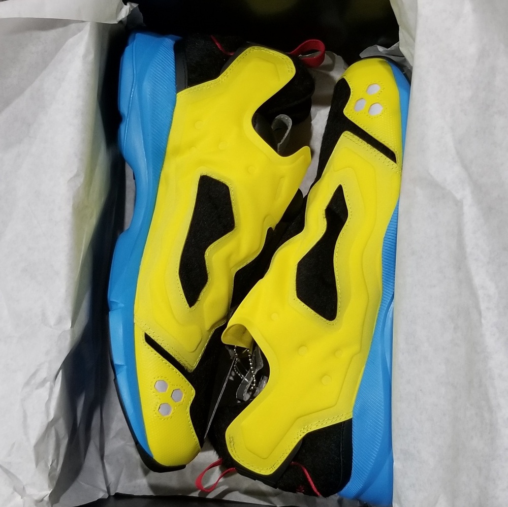 Marvel x Reebok pump fury sneakers